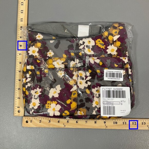 Baggallini Cross Over Crossbody with Rfid - Autumn Breeze - Picture 3 of 6